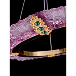 Люстра в форме кольца розовая Warm Pink Light варинант исполнения - 4 | Loft Concept во Владивостоке