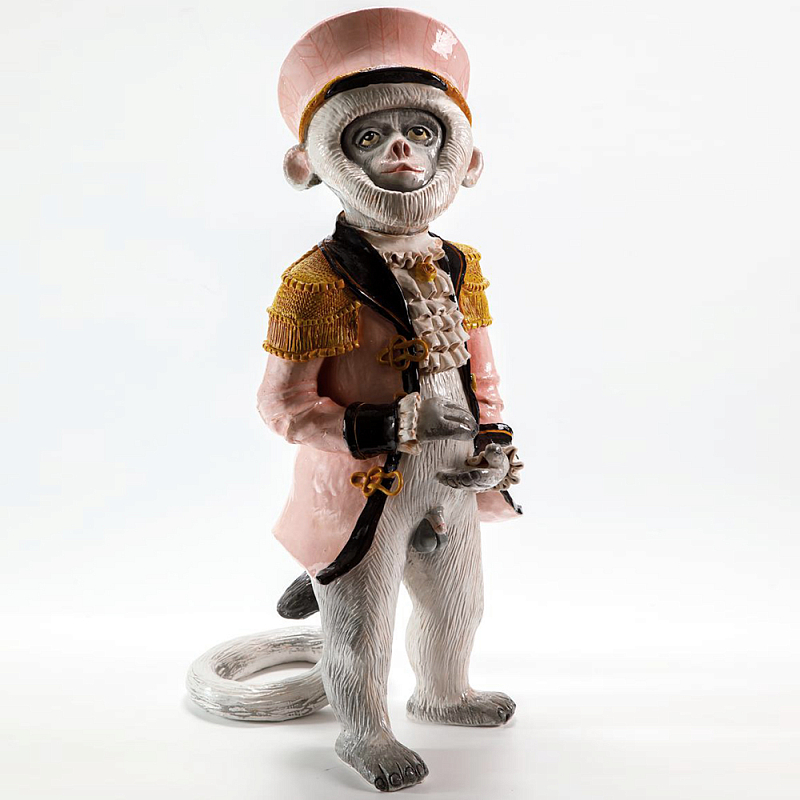 Статуэтка Обезьяна в Костюме Monkey in Coattails Sculpture Серый Розовый Статуэтка Обезьяна в Костюме Monkey in Coattails Sculpture Серый Розовый во Владивостоке | Loft Concept