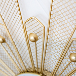 Часы настенные из металла в виде солнца с белым циферблатом Mirror Tower Clock варинант исполнения - 2 | Loft Concept во Владивостоке