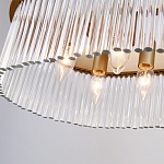 Люстра подвесная овальная со стеклянными трубками Длина 100 см Nembus варинант исполнения - 5 | Loft Concept во Владивостоке