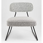 Кресло лаунж Kate букле серый варинант исполнения - 4 | Loft Concept во Владивостоке