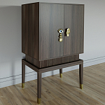 Кабинетный шкаф Elsa Dreams Walnut с 2-мя ящиками варинант исполнения - 6 | Loft Concept во Владивостоке