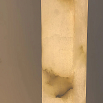 Торшер геометрический с тремя мраморными плафонами Marble Tripod варинант исполнения - 10 | Loft Concept во Владивостоке