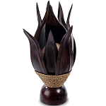 Настольная лампа черная INDONESIAN LAMPS 1 варинант исполнения - 1 | Loft Concept во Владивостоке