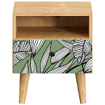 Прикроватная тумба с изображением на ящике Elise Nightstand варинант исполнения - 18 | Loft Concept во Владивостоке