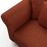 Мебельная ткань Шенилл терракотовый цвет 138 см T4-44 варинант исполнения - 3 | Loft Concept во Владивостоке