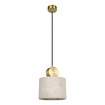 Подвесной светильник с круглым мраморным плафоном Marble square варинант исполнения - 1 | Loft Concept во Владивостоке