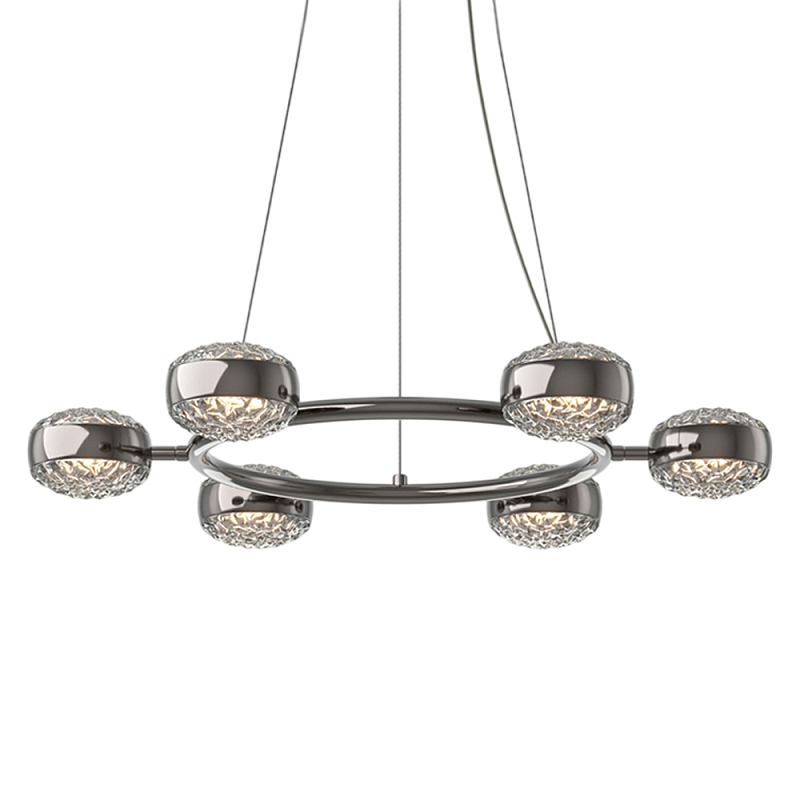 Люстра подвесная Mind 3000К 60Вт Черный Серый во Владивостоке | Loft Concept 