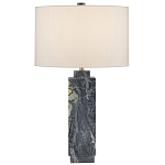 Настольная лампа с корпусом из серого мрамора Breathtaking View варинант исполнения - 3 | Loft Concept во Владивостоке