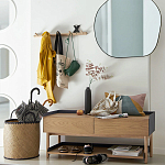 Плетеная корзина для белья с ручками Nyimbo Wicker Basket варинант исполнения - 4 | Loft Concept во Владивостоке