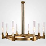 Люстра CANELLE Round Chandelier 8 Modern Brass варинант исполнения - 4 | Loft Concept во Владивостоке