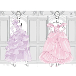 Megan Hess. Elegance варинант исполнения - 2 | Loft Concept во Владивостоке