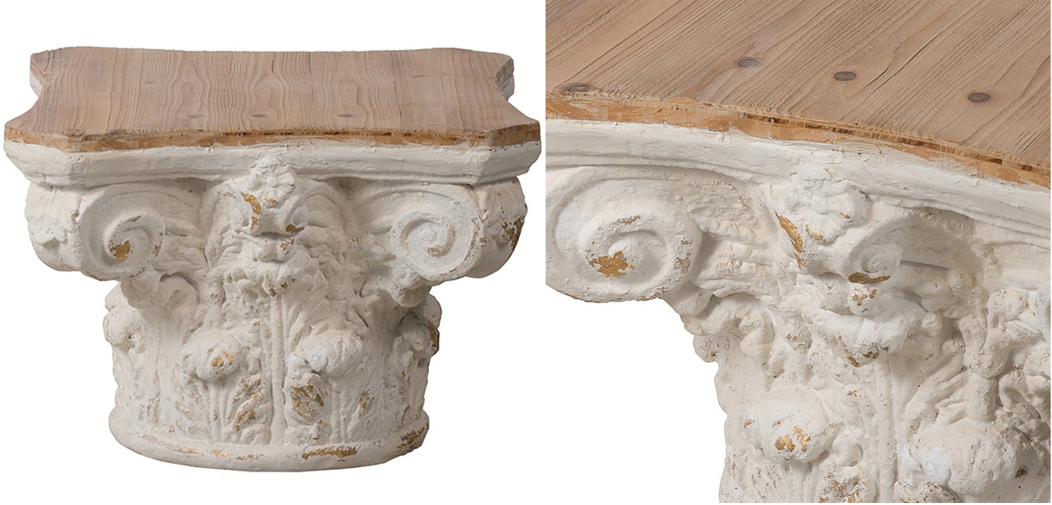 Приставной стол Ancient Roman Column Side Table Приставной стол Ancient Roman Column Side Table - Loft-Concept во Владивостоке