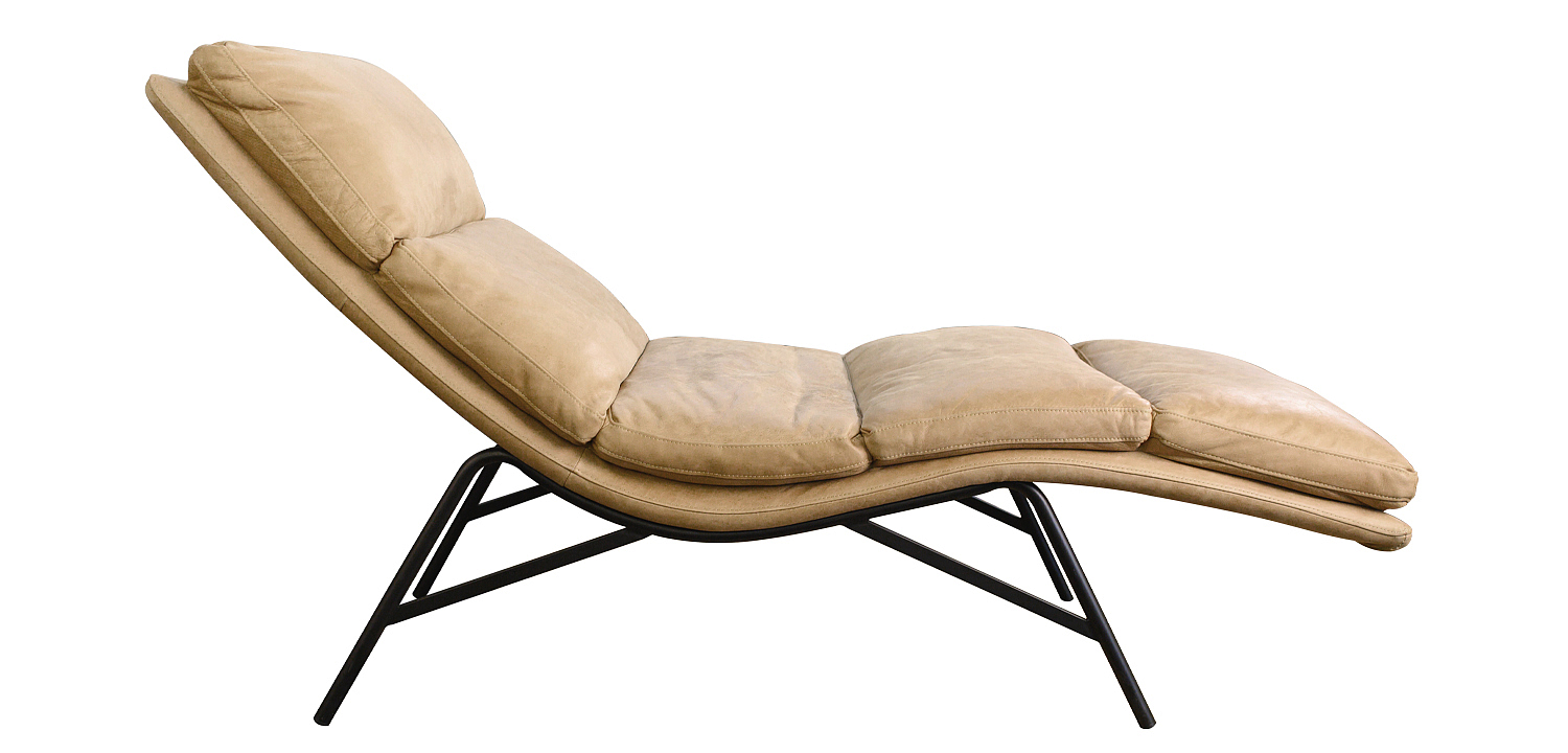 Кушетка Aimeric Leather Chaise Longue Кушетка Aimeric Leather Chaise Longue - Loft-Concept во Владивостоке