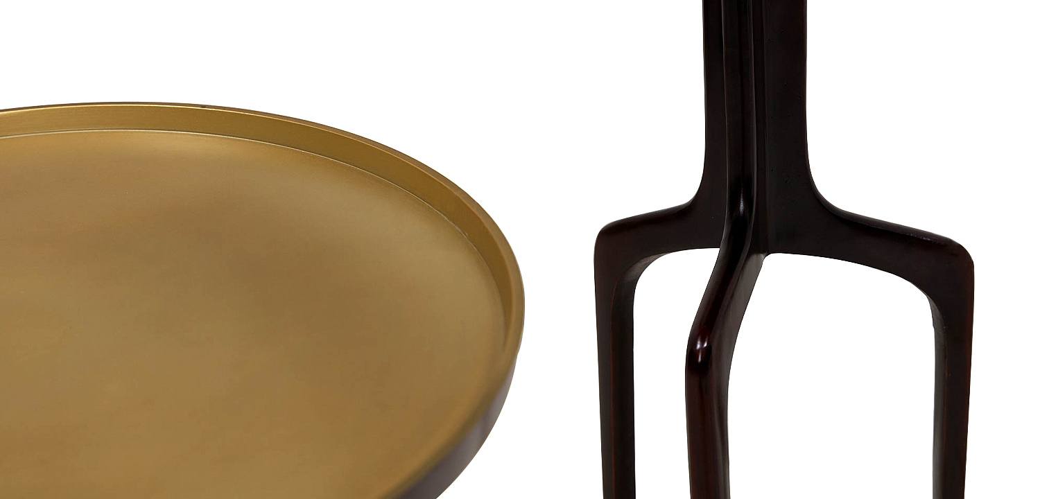 Приставной столик на трёх ножках Jose Tripod Coffee Table Приставной столик на трёх ножках Jose Tripod Coffee Table - Loft-Concept во Владивостоке