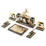 Настольный письменный набор из яшмы и долерита с декором в виде коня Manager Organizer варинант исполнения - 3 | Loft Concept во Владивостоке