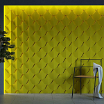 Гипсовая 3D Панель DRAGON SCALE - B варинант исполнения - 2 | Loft Concept во Владивостоке