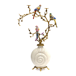 Подсвечник с декором из птиц на ветвях Birds of Paradise варинант исполнения - 1 | Loft Concept во Владивостоке