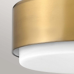 Потолочный светильник круглой формы с белым матовым плафоном Hinkley варинант исполнения - 2 | Loft Concept во Владивостоке