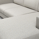 Мебельная ткань Шенилл серо-голубой цвет 142 см T4-47 варинант исполнения - 12 | Loft Concept во Владивостоке