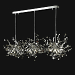 Люстра подвесная из трех частей с металлическими круглыми элементами Terzani Argent варинант исполнения - 9 | Loft Concept во Владивостоке