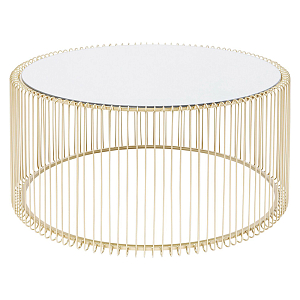 Кофейный столик золото круглый  Anthony