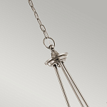 Люстра с прозрачными плафонами из пузырчатого стекла Kichler варинант исполнения - 8 | Loft Concept во Владивостоке