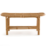 Скамья из ротанга с подушкой Manlio Rattan Bench варинант исполнения - 5 | Loft Concept во Владивостоке