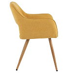 Стул в рогожке желтого цвета NEASAN STOOL варинант исполнения - 5 | Loft Concept во Владивостоке