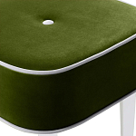 Квадратный мягкий пуф на белых ножках Winton Pouf Square варинант исполнения - 2 | Loft Concept во Владивостоке