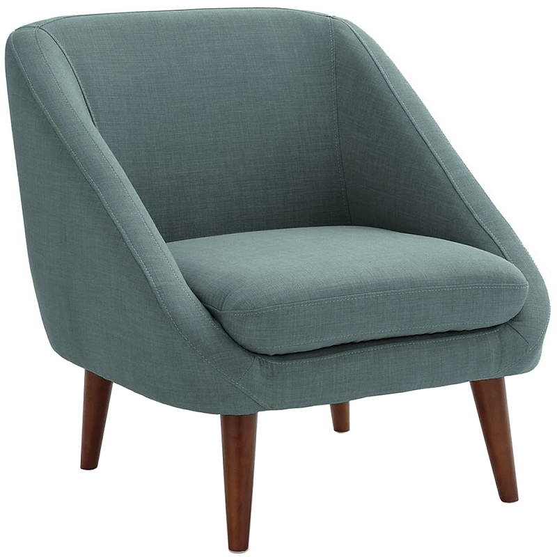 Кресло бирюзовое Pauley Turquoise Armchair Бирюзовый Коричневый Кресло бирюзовое Pauley Turquoise Armchair Бирюзовый Коричневый во Владивостоке | Loft Concept
