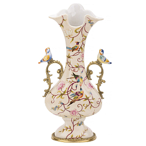 Ваза из фарфора с бронзовыми вставками Eden Garden