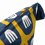 Чехол на подушку с двусторонним принтом и кисточками Ophelia Grove варинант исполнения - 3 | Loft Concept во Владивостоке