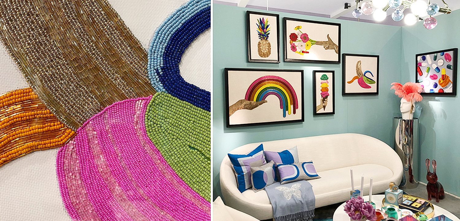 Панно Jonathan Adler BANANA BEADED WALL ART Панно Jonathan Adler BANANA BEADED WALL ART - Loft-Concept во Владивостоке