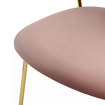 Стул Singer Chair без подлокотников Розовый Велюр варинант исполнения - 6 | Loft Concept во Владивостоке