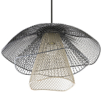 Подвесной светильник Black Grey Mesh Lampshade Hanging Lamp варинант исполнения - 3 | Loft Concept во Владивостоке