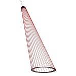 Подвесной светильник из металла Rays of Light варинант исполнения - 1 | Loft Concept во Владивостоке