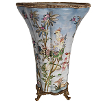 Фарфоровая ваза с изображением попугаев Eden Garden варинант исполнения - 2 | Loft Concept во Владивостоке