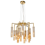 Люстра со стеклянными цилиндрическими плафонами Luminous Cylinders Amber варинант исполнения - 2 | Loft Concept во Владивостоке