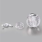 Настольная лампа с прозрачным шарообразным плафоном на цилиндрической подставке Crystal Globule варинант исполнения - 7 | Loft Concept во Владивостоке