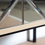 Шкаф с 2-мя зеркальными дверцами Serena Mirror Cabinet варинант исполнения - 5 | Loft Concept во Владивостоке