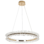 Кольцевая люстра с хрустальным декором Rowan Crystal Ring Horizontal Chandelier варинант исполнения - 4 | Loft Concept во Владивостоке