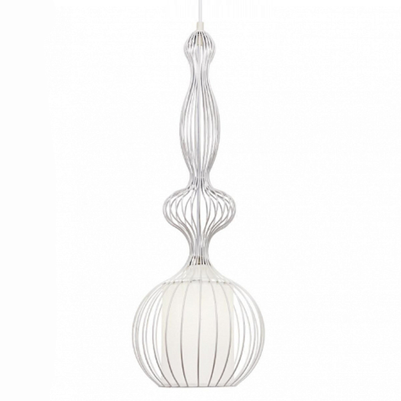 Подвесной светильник Wire Dream Pendant 3 Белый Белый Подвесной светильник Wire Dream Pendant 3 Белый Белый во Владивостоке | Loft Concept
