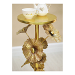 Столик приставной из металла с основанием в виде цветочной композиции Flower Arrangement Table варинант исполнения - 6 | Loft Concept во Владивостоке