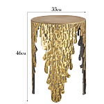 Столик дизайнерский Copper streaks варинант исполнения - 5 | Loft Concept во Владивостоке