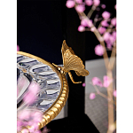 Чаша из прозрачного стекла с бронзовым ободком и фигурками бабочек Eden Garden варинант исполнения - 4 | Loft Concept во Владивостоке