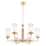 Люстра с 6-ю цилиндрическими стеклянными плафонами Jeanette варинант исполнения - 3 | Loft Concept во Владивостоке