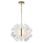 Люстра с крупными рельефным декором в виде лепестков 60 см Ethereal Bloom варинант исполнения - 3 | Loft Concept во Владивостоке