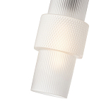 Подвесной светильник со стеклянным рифленым плафоном цилиндрической формы Eliara 13 варинант исполнения - 8 | Loft Concept во Владивостоке