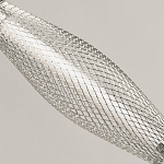 Люстра круглая каскадня с 5-ю плафонами из металлической сетки Mesh Lampshade Lighting варинант исполнения - 7 | Loft Concept во Владивостоке